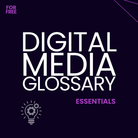 Free digital marketing glossary download cover